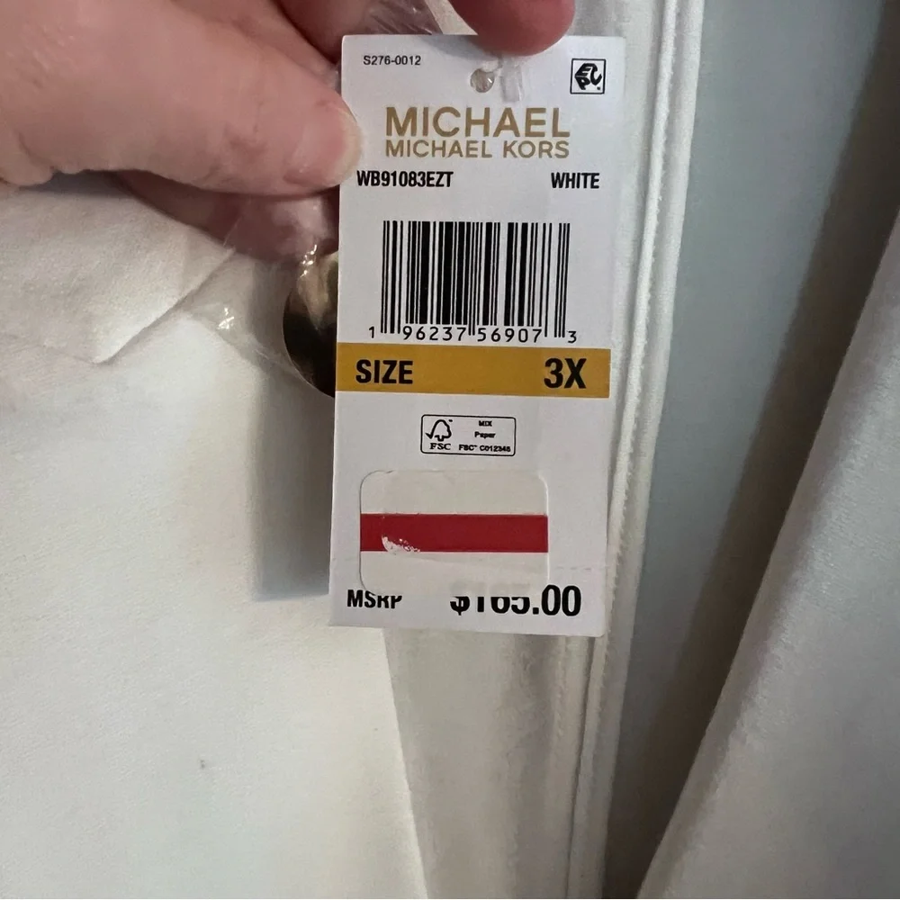 Michael Kors Classic White Blazer - Picture 7 of 9